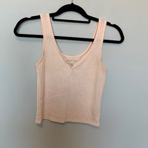 american eagle white tank top